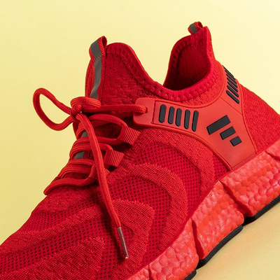 Red men's sports shoes Gagik - Footwear