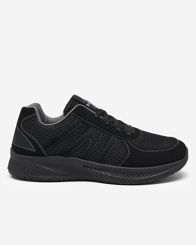 Black and gray Baikisor men's sports shoes - Footwear
