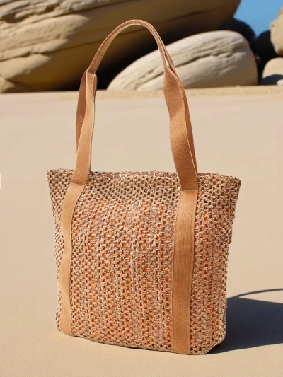 Royalfashion Large straw women's summer bag