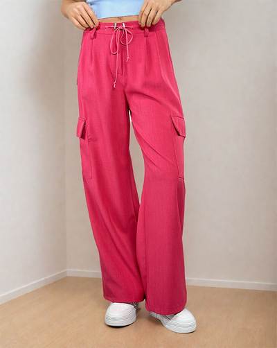 Royalfashion Women's wide pants with pockets