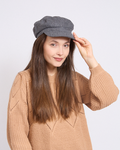 Royalfashion Women's Beret with Visor