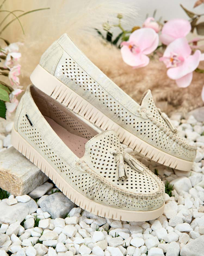 Royalfashion Sieviešu ažūra mokasīni Molaffa