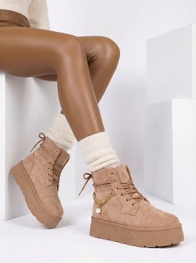 Royalfashion Sieviešu mežģīņu zābaki Woruces