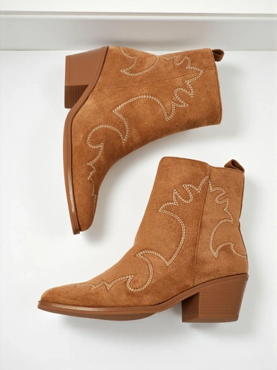 Женские ботинки-ковбойки Velvet Ash – на каблуке