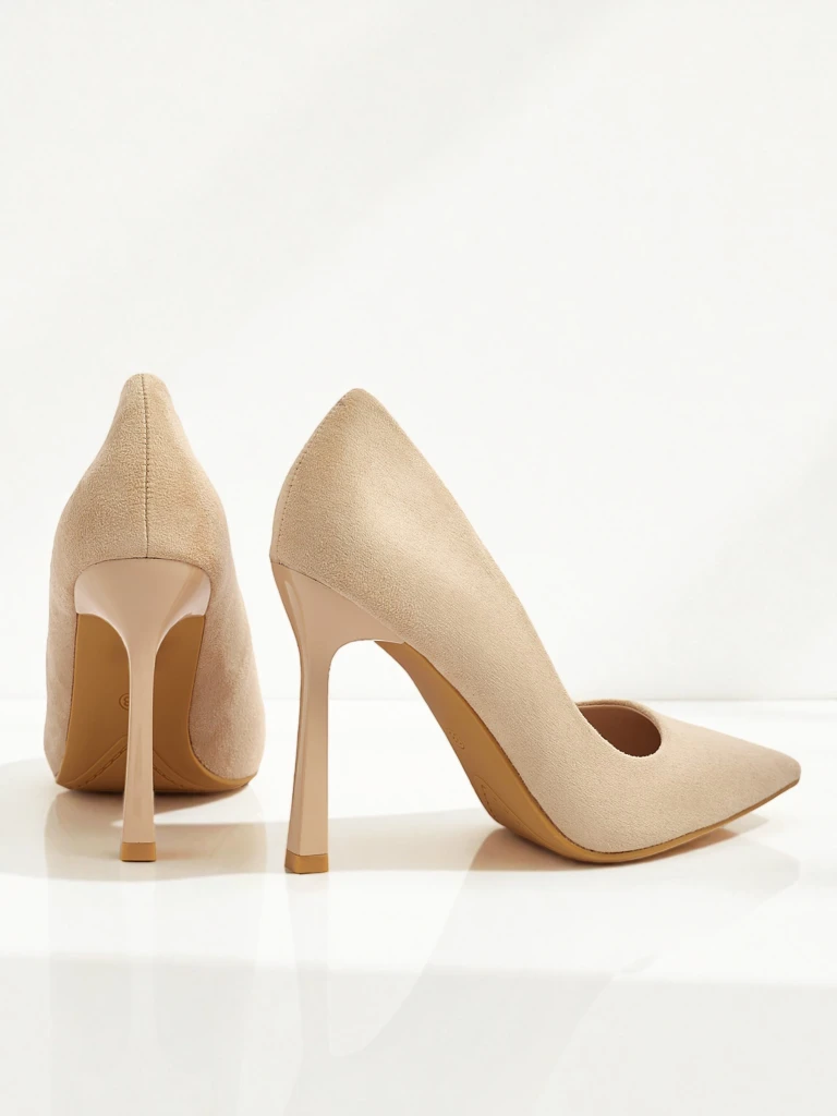 Women's Stiletto Heel Pumps Eco Suede Belunika