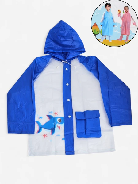 Royalfashion Bērnu lietusmētelis Shark Splash