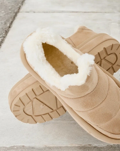 Royalfashion Sieviešu Zoeno īsie zābaki a'la sniega zābaki