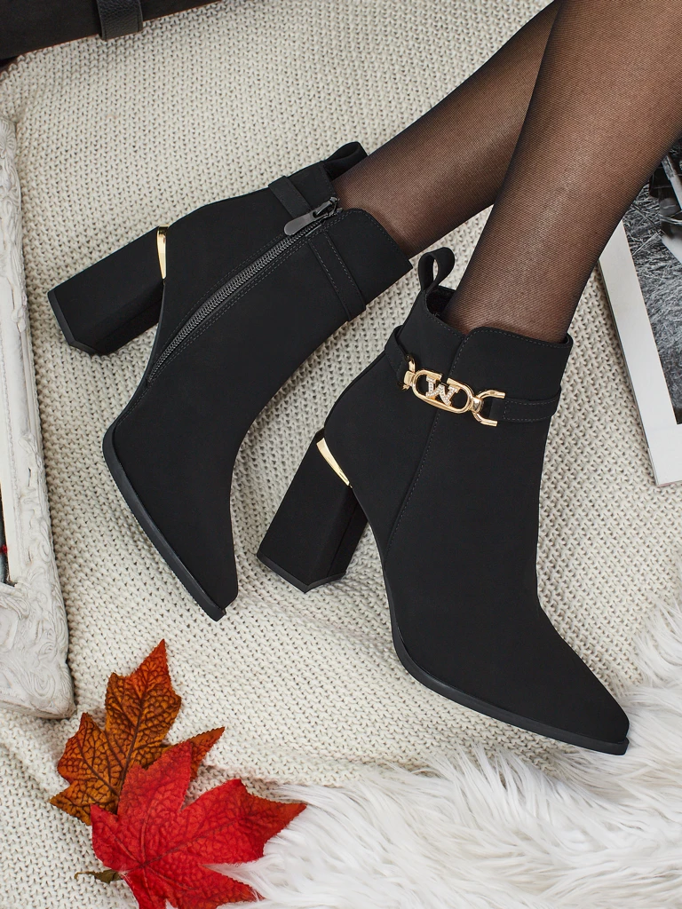 Women's Ostirena Eco-Suede Heeled Ankle Boots