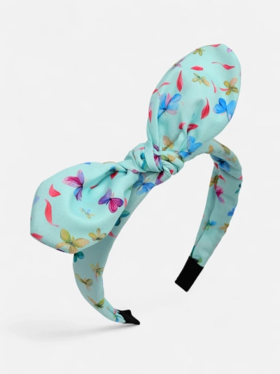 Royalfashion Children's Headband with a Bow and Print