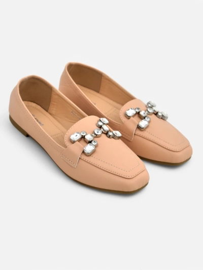 Royalfashion Women's moccasins with rhinestones Lecilla