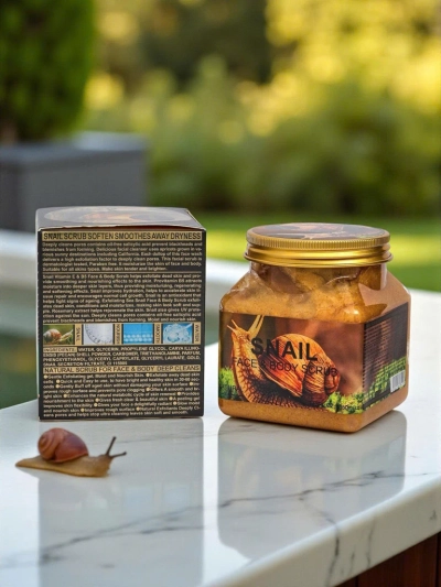 Scrub Ciało i Twarz Helios Snail Extract 300ml