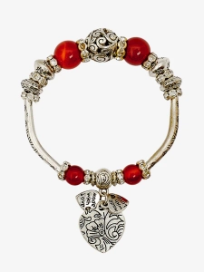 silver || red