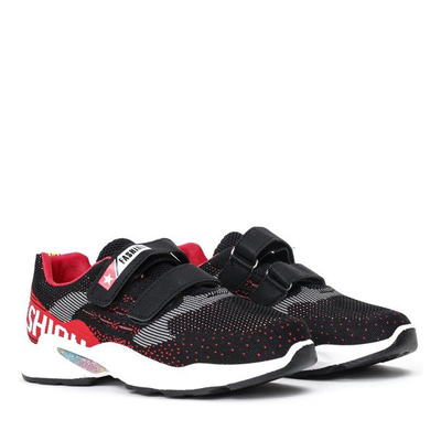 Children's black Velcro shoes Oniferi - Footwear 1