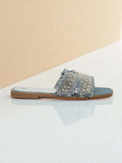 Royalfashion Sieviešu čības ar rhinestones CrystalEase