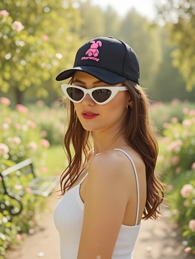 Royalfashion Cap with Rabbit Wink Patch