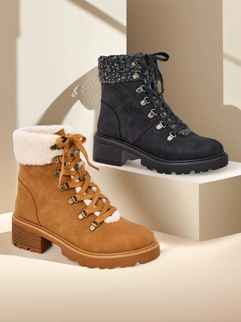 Royalfashion Women's Trapper Boots Sawoli