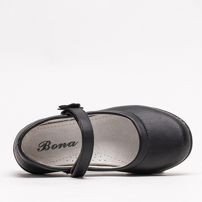 Черные туфли для девочек Wemal