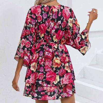 Royalfashion Women's mini dress with original pattern
