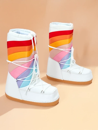 Royalfashion Women's snow boot-style shoes Tencce
