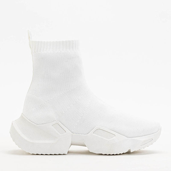 OUTLET Gohi Sieviešu White High Trenažieri - Apavi