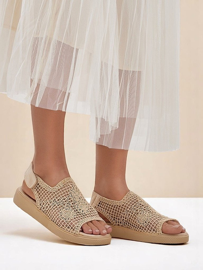 Royalfashion sieviešu atvērtās sandales ar Levay augšdaļu