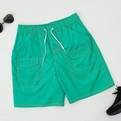Men's green sports shorts shorts - Clothing