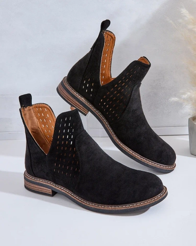 Royalfashion Женские замшевые ботинки eko Ovilla