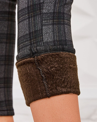 Royalfashion Женские утепленные брюки-теггинсы