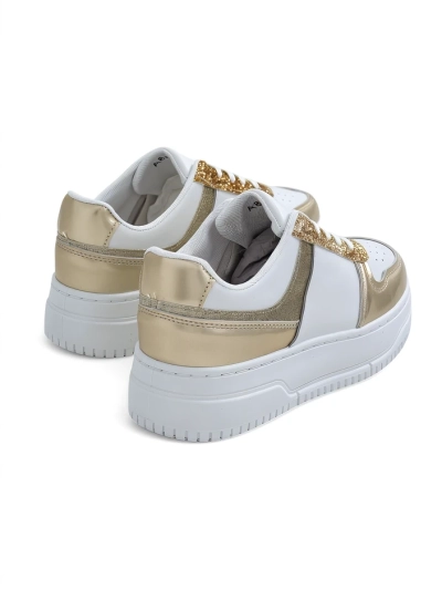 Bella Glamour Złoty Sneakers Damskie