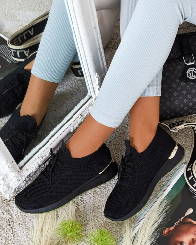 Royalfashion Women's fabric sports shoes Amgent