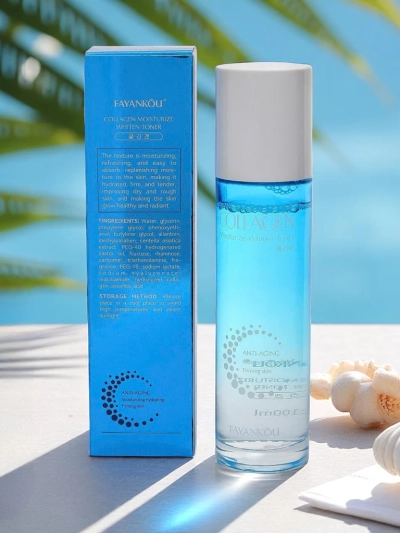 Lavante e hidratante facial tónico com colágeno