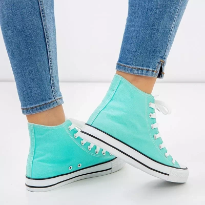 Женские высокие кеды OUTLET Mint Antonella - Обувь