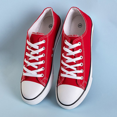 Lucan men's red sneakers - Footwear