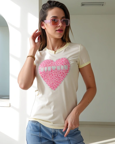 Royalfashion Sieviešu kokvilnas blūze