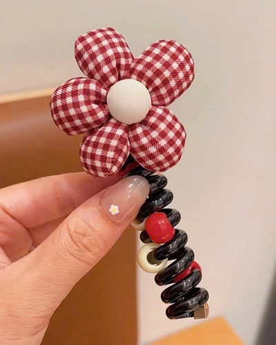 Royalfashion Hair coil with a little flower Blossom Coil