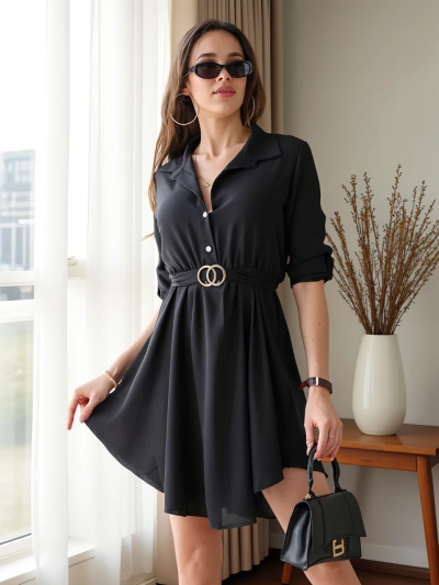 Royalfashion Elegant women's knee-length dress