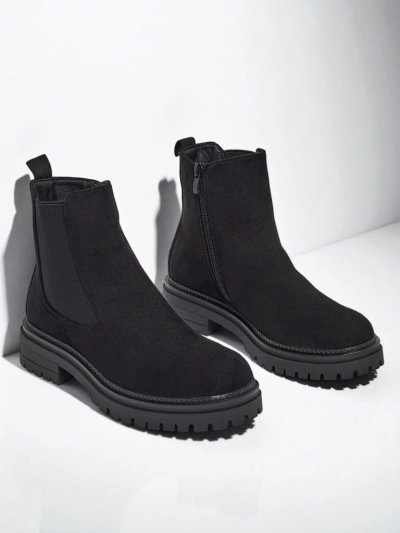 Women's Chelsea boots made of eco-suede Zarelle
