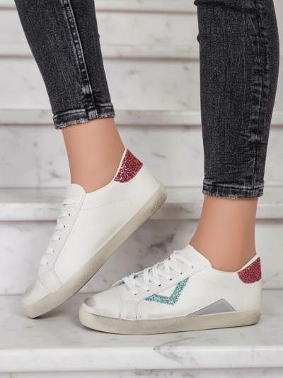 Royalfashion Women's sporty sneakers with embellishments Ginn