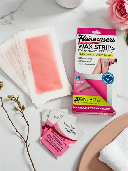 Lav: Wax strips for body hair removal