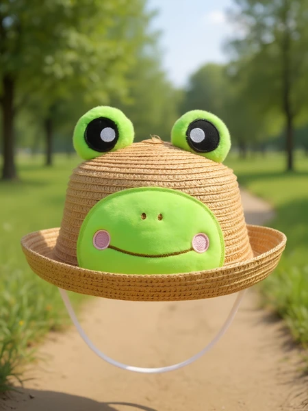 Royalfashion Bērnu salmu cepure Froggy Shade Hat