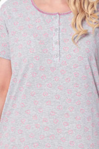 Royalfashion Pregnancy and nursing nightshirt with print