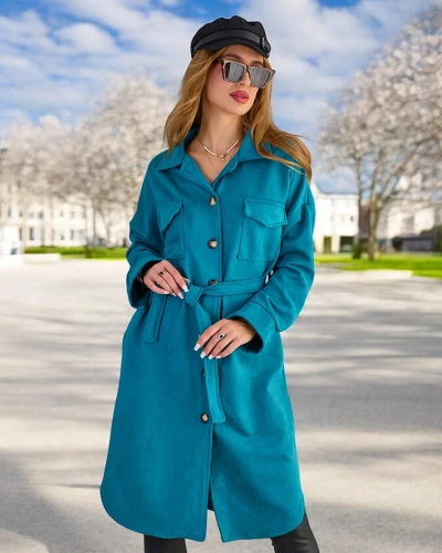 Royalfashion Женское пальто рубашечного типа