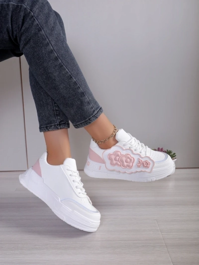 Royalfashion Women's Sneakers with Decorative Upper Nendales