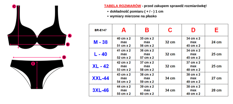 Women's Black Two-Piece Swimsuit - Underwear