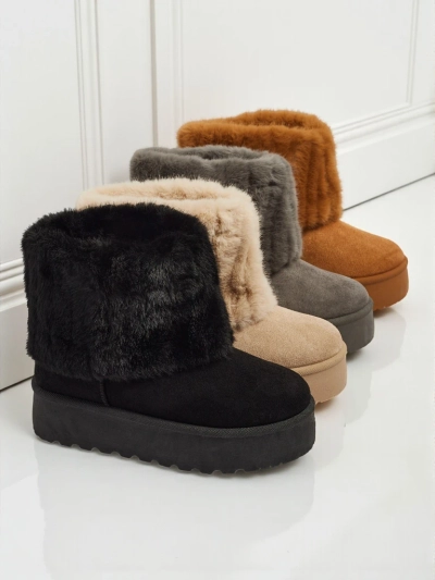 Women's snow-style boots with fur Irelle
