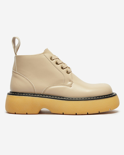Женские сапоги бежевого цвета Tarraf- Footwear
