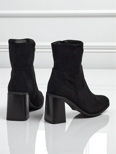 Ankle bot meri eco-suede long stiletto heel Rune Fast