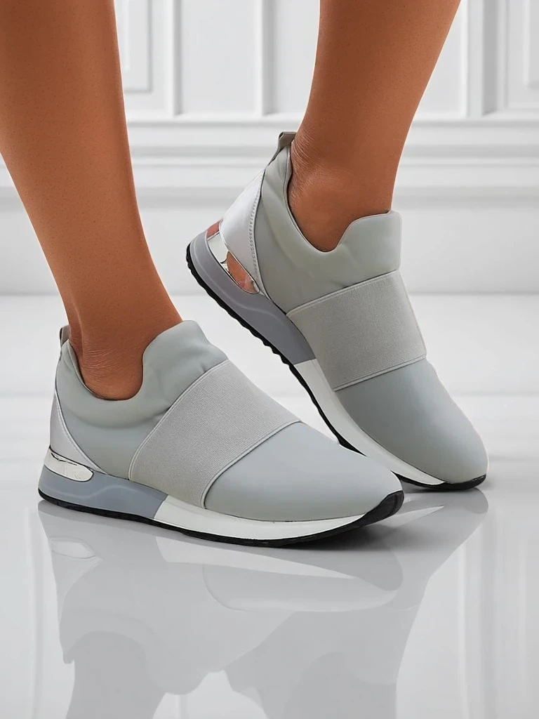 Женские кроссовки Selene Grigio на плоской подошве, голубино-серые, модный стиль