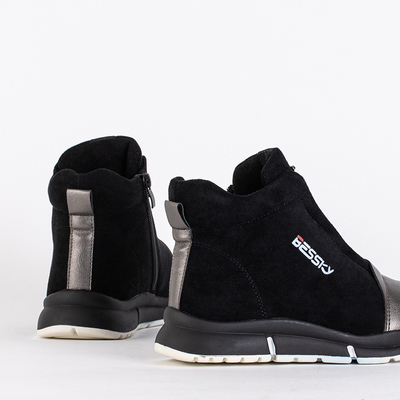 Graphite black children's boots Speronti - Footwear
