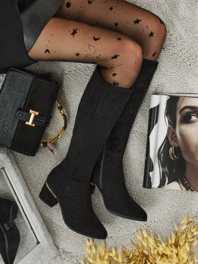 Женские сапоги на каблуке от Royalfashion Niefio